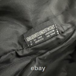 Vintage Wilsons Leather Motorcycle Jacket Black Belted Thinsulate Biker Mens M