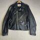 Vintage Wilsons Leather Motorcycle Jacket Medium 44 Perfecto Punk Ramones Moto