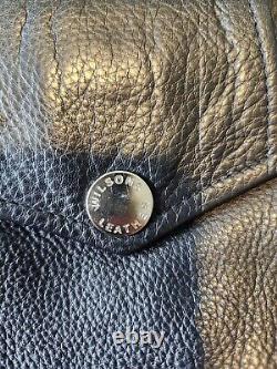 Vintage Wilsons Leather Motorcycle Jacket Thinsulate Men's size XXL Black EUC