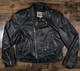 Vintage Wilsons Open Road Leather Motorcycle Jacket Mens 44 Large Black 80s 90s