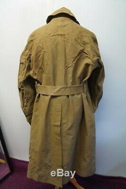 Vintage Ww2 Army Issue Belstaff Dispatch Riders Motorcycle Coat Jacket Size XL
