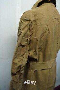 Vintage Ww2 Army Issue Belstaff Dispatch Riders Motorcycle Coat Jacket Size XL