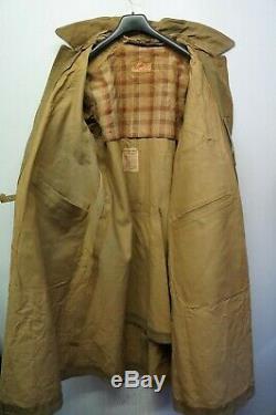 Vintage Ww2 Army Issue Belstaff Dispatch Riders Motorcycle Coat Jacket Size XL