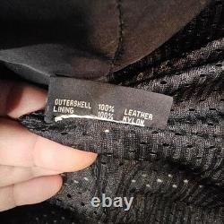 Vintage Xpert Leather Jacket Large Armor Harley Made With Kevlar Insulated Read