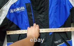 Vintage Yamaha Jacket Men's Medium Blue Full Zip Cordura