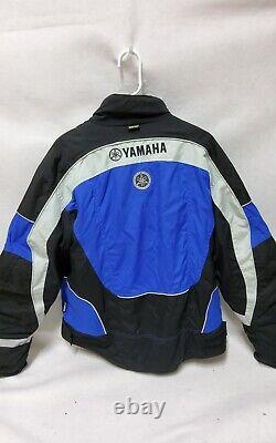 Vintage Yamaha Jacket Men's Medium Blue Full Zip Cordura
