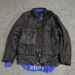 Vintage Yamaha Team Race Zip Jacket Blue Mens Size M Motorcycle Motocross