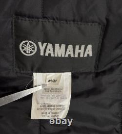 Vintage Yamaha Team Race Zip Jacket Blue Mens Size M Motorcycle Motocross