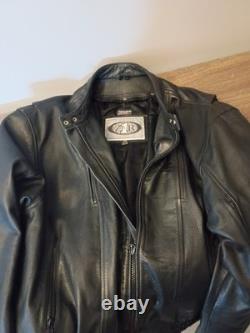 Vintage Z1R Jacket Men's 50 Black Leather Motorcycle Jacket
