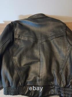 Vintage Z1R Jacket Men's 50 Black Leather Motorcycle Jacket