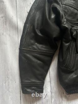 Vintage diesel leather jacket mens large
