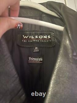 Vintage harley davidson leather biker jacket men's medium