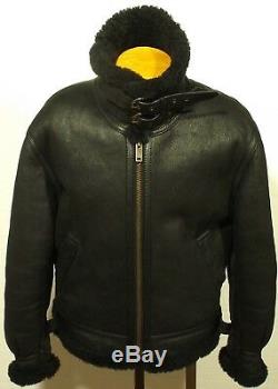 Vintage men's LIMITED EDITION Harley-Davidson B3 shearling sheepskin jacket coat