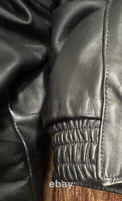 Vintage motorcycle police leather jacket 44 Taylors leatherwear TN Boston
