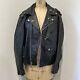 Vintage open road leather motorcycle jacket Size 38