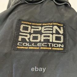 Vintage open road leather motorcycle jacket Size 38