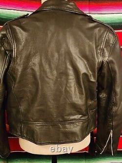 Vintage wilson leather motorcycle Jacket