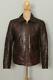 Vtg 1940s HERCULES Sears HORSEHIDE Leather Half Belt Jacket Medium/Large