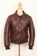 Vtg 1940s HORSEHIDE Leather Flight Motorcycle Jacket Size Medium