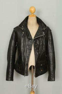 Vtg 1953 INDIAN RANGER Steerhide Leather Motorcycle Biker Jacket Medium