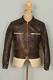 Vtg 40s WWII GERMAN French Leather Cyclist HARTMANN Jacket Luftwaffe S/XS