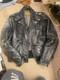 Vtg 50s 60s Mens M Grais Horsehide Leather Pocket Motorcycle Biker Jacket