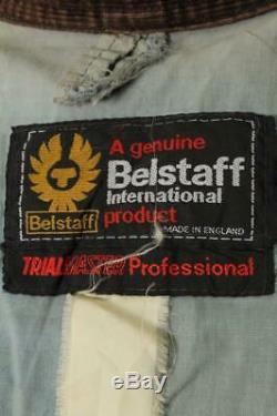Vtg 60s BELSTAFF Trialmaster Professional Motorcycle WAXED Jacket Medium
