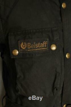 Vtg 60s BELSTAFF Trialmaster Professional Motorcycle WAXED Jacket Small