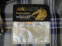 Vtg 60s Belstaff Sammy Miller waxed cotton Trialmaster motorcycle biker jacket
