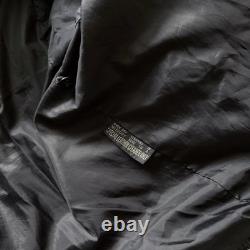 Vtg 90's Black BULLHIDE Motorcycle LEATHER JACKET Size L