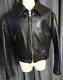 Vtg Al's Leather Jackets Ventura Ca CHP Highway Patrol Motorcycle Jacket 44L