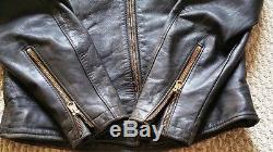 Vtg Buco Joseph Buegeleisen J-100 Style King Horsehide Leather Jacket Sz 38 Nr