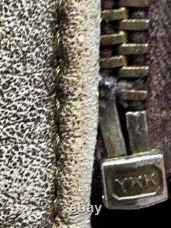 Vtg Distressed Hein Gericke Leather Motorcycle Jacket Multi Sleeve Length