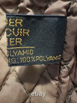 Vtg Distressed Hein Gericke Leather Motorcycle Jacket Multi Sleeve Length