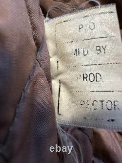 Vtg Distressed Hein Gericke Leather Motorcycle Jacket Multi Sleeve Length