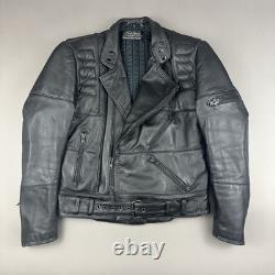 Vtg Harley Davidson Leather Jacket Men 40 Hein Gericke Padded Motorcycle Coat