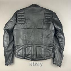 Vtg Harley Davidson Leather Jacket Men 40 Hein Gericke Padded Motorcycle Coat