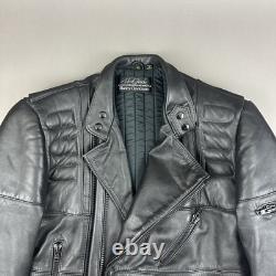 Vtg Harley Davidson Leather Jacket Men 40 Hein Gericke Padded Motorcycle Coat