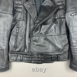 Vtg Harley Davidson Leather Jacket Men 40 Hein Gericke Padded Motorcycle Coat
