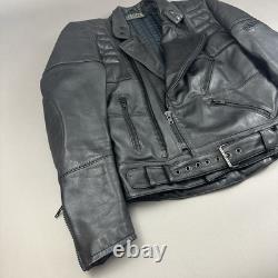 Vtg Harley Davidson Leather Jacket Men 40 Hein Gericke Padded Motorcycle Coat