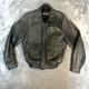 Vtg Johnson Leather Jacket M 42 Bomber Motorcycle San Francisco Distressed USA