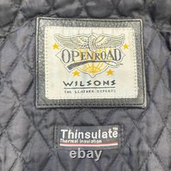 Vtg Open Road Wilson Motorcycle Jacket Sz XL