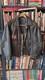Vtg Police Leather Jacket Size 42