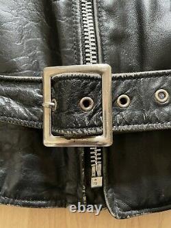 Vtg Schott 618 Perfecto Steerhide Leather Jacket Size 48