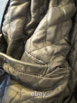 Vtg UNIK Motorcycle Biker Jacket Choppers'Til You Die Sz 40 Heavy Duty Leather