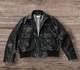Vtg Wilsons M. Julian Real Leather Bomber Motorcycle Black Jacket Heavy XL Biker