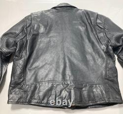 WILSONS CLASSIC LEATHER MOTORCYCLE JACKET M Med 6330.01 FMC THINSULATE GT PATINA