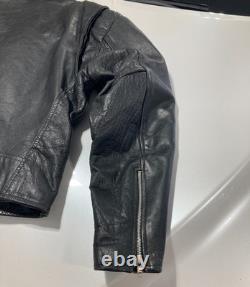 WILSONS CLASSIC LEATHER MOTORCYCLE JACKET M Med 6330.01 FMC THINSULATE GT PATINA