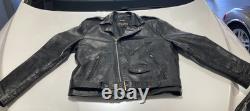 WILSONS CLASSIC LEATHER MOTORCYCLE JACKET M Med 6330.01 FMC THINSULATE GT PATINA