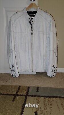 White Affliction Black Premium Jacket w. White Belt